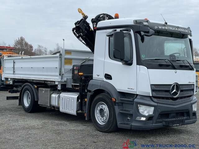 Tovornjak prekucnik, Tovornjak z dvigalom Mercedes-Benz Antos 1830 Hiab X-HIDUO138E2 Kran +FB 5+6 Kreis: slika 9