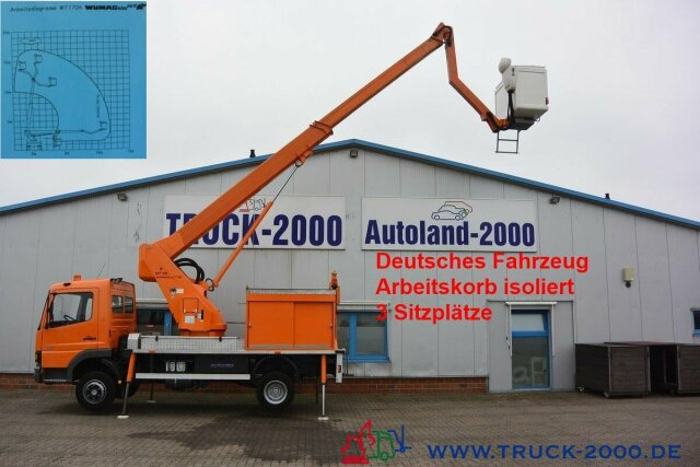 Mercedes-Benz Atego 815 Wumag WT170 17 m seitl. Auslage 11.3 m - Dvižna ploščad montirana na tovornjak: slika 1 Mercedes-Benz Atego 815 Wumag WT170 17 m seitl. Auslage 11.3 m - Dvižna ploščad montirana na tovornjak: slika 1