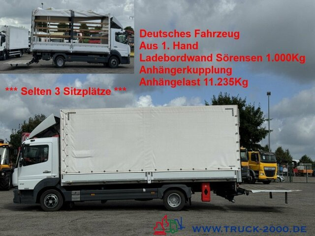 Mercedes-Benz Atego 818 Plane + Spriegel L+R LBW 1.000kg - Dostavno vozilo s ponjavo: slika 1 Mercedes-Benz Atego 818 Plane + Spriegel L+R LBW 1.000kg - Dostavno vozilo s ponjavo: slika 1