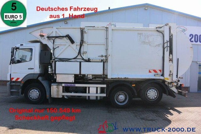 Mercedes-Benz Axor 2529 Faun Überkopf Frontlader 25 m³ 1.Hand - Smetarski tovornjak: slika 1 Mercedes-Benz Axor 2529 Faun Überkopf Frontlader 25 m³ 1.Hand - Smetarski tovornjak: slika 1
