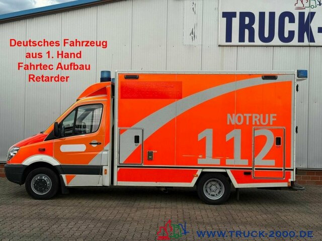 Mercedes-Benz Sprinter 516 Fahrtec RTW Luftfederung Retarder - Reševalno vozilo: slika 1 Mercedes-Benz Sprinter 516 Fahrtec RTW Luftfederung Retarder - Reševalno vozilo: slika 1