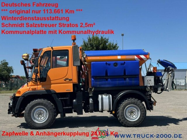 Unimog U300 4x4 Winterdienst Salzstreuer Zapfwelle - Tovornjak: slika 1 Unimog U300 4x4 Winterdienst Salzstreuer Zapfwelle - Tovornjak: slika 1