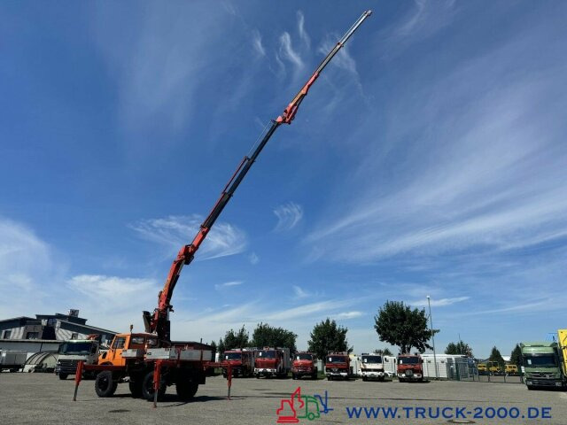 Unimog U1700 Kran PK16000 + Jib Höhe 22,50m + Winde - Tovornjak z dvigalom: slika 3 Unimog U1700 Kran PK16000 + Jib Höhe 22,50m + Winde - Tovornjak z dvigalom: slika 3