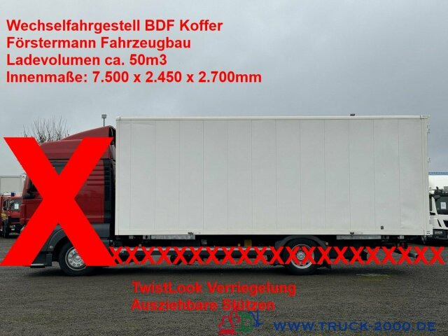 Wechselbrücke BDF Koffer Förstermann ca. 50 m3 - Zamenljivo tovorišče - zaboj: slika 1 Wechselbrücke BDF Koffer Förstermann ca. 50 m3 - Zamenljivo tovorišče - zaboj: slika 1