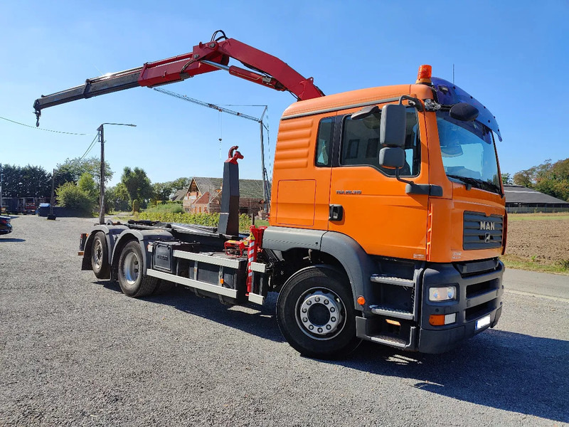 MAN TGA 28.310 Container / Fassi F130 - Kotalni prekucni tovornjak, Tovornjak z dvigalom: slika 1 MAN TGA 28.310 Container / Fassi F130 - Kotalni prekucni tovornjak, Tovornjak z dvigalom: slika 1
