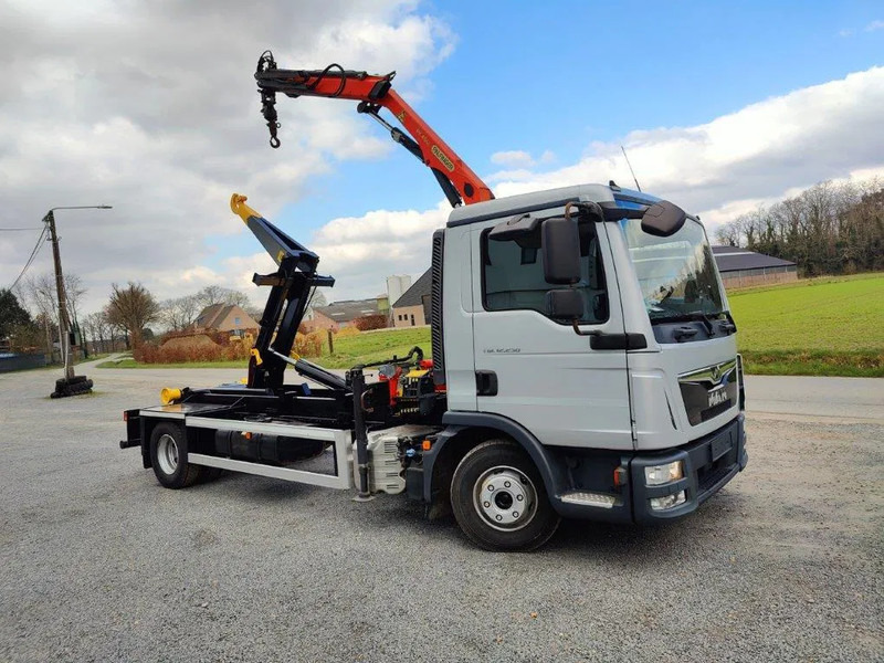 MAN TGL 12.250 Containersysteem Jimeca met kraan Palfinger PK4501 - Kotalni prekucni tovornjak, Tovornjak z dvigalom: slika 2 MAN TGL 12.250 Containersysteem Jimeca met kraan Palfinger PK4501 - Kotalni prekucni tovornjak, Tovornjak z dvigalom: slika 2