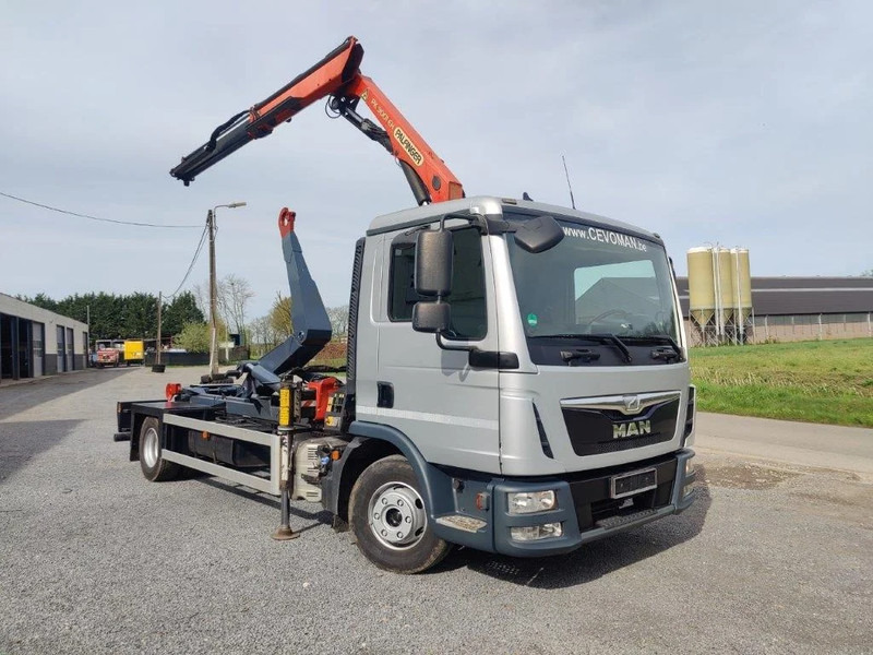 MAN TGL 12.250 Containersysteem met kraan Palfinger PK9001 + Remote - Kotalni prekucni tovornjak, Tovornjak z dvigalom: slika 2 MAN TGL 12.250 Containersysteem met kraan Palfinger PK9001 + Remote - Kotalni prekucni tovornjak, Tovornjak z dvigalom: slika 2