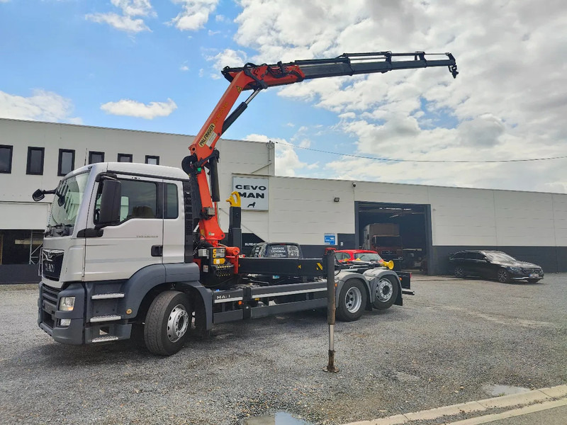 MAN TGS 26.420 Container / Palfinger PK18002 - Kotalni prekucni tovornjak, Tovornjak z dvigalom: slika 1 MAN TGS 26.420 Container / Palfinger PK18002 - Kotalni prekucni tovornjak, Tovornjak z dvigalom: slika 1