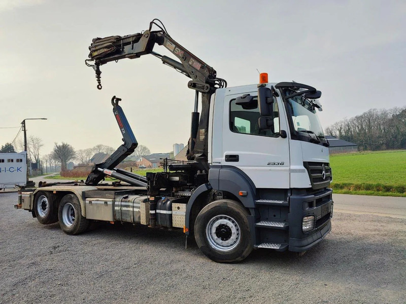 Mercedes-Benz Axor 2536 Euro5 container multilift crane HIAB 220 - Kotalni prekucni tovornjak, Tovornjak z dvigalom: slika 2 Mercedes-Benz Axor 2536 Euro5 container multilift crane HIAB 220 - Kotalni prekucni tovornjak, Tovornjak z dvigalom: slika 2