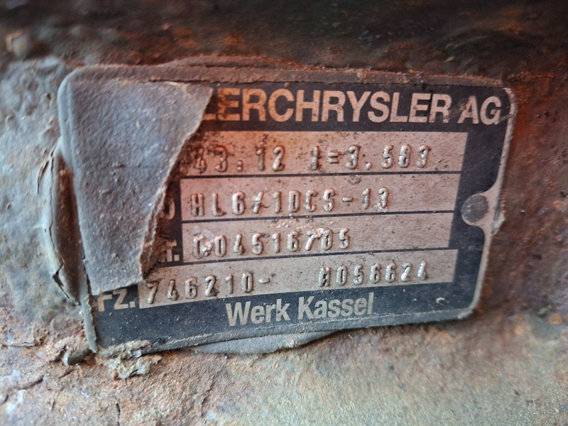 Mercedes-Benz HL6/1DCS-13 - Zadnja os: slika 5 Mercedes-Benz HL6/1DCS-13 - Zadnja os: slika 5