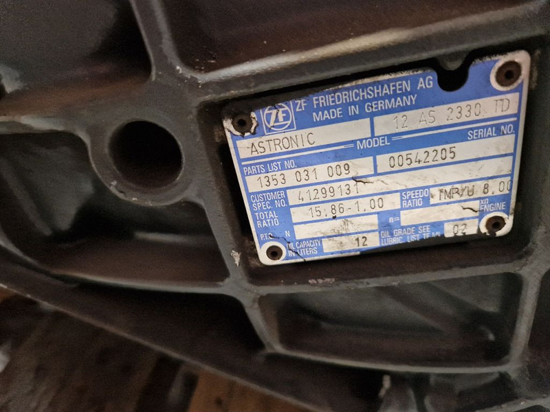 ZF ASTRONIC 12AS2330 TD - Menjalnik: slika 3 ZF ASTRONIC 12AS2330 TD - Menjalnik: slika 3