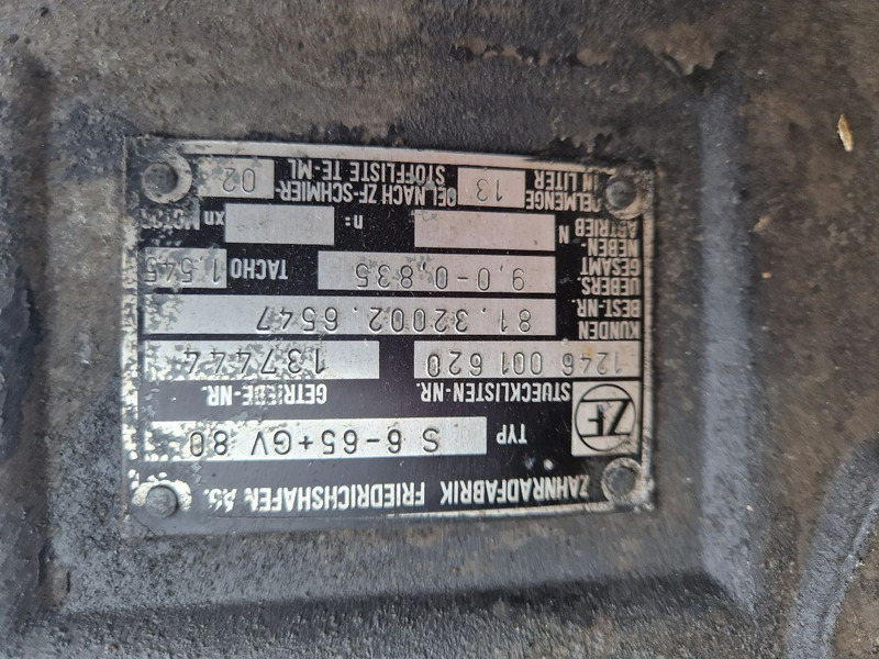 ZF S6-65+GV-80 - Menjalnik: slika 3 ZF S6-65+GV-80 - Menjalnik: slika 3