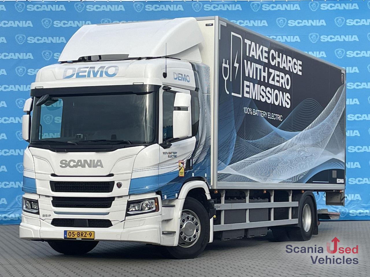 SCANIA 25P BEV B4x2NA ELECTRIC TAIL LIFT 2.5T 760X250X264 - Tovornjak zabojnik, Električni tovornjak: slika 1 SCANIA 25P BEV B4x2NA ELECTRIC TAIL LIFT 2.5T 760X250X264 - Tovornjak zabojnik, Električni tovornjak: slika 1