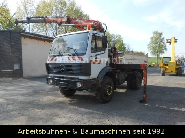 Mercedes-Benz MB 1717 AK Kipper Allrad mit Kran Atlas 100.1 - Tovornjak prekucnik, Tovornjak z dvigalom: slika 4 Mercedes-Benz MB 1717 AK Kipper Allrad mit Kran Atlas 100.1 - Tovornjak prekucnik, Tovornjak z dvigalom: slika 4