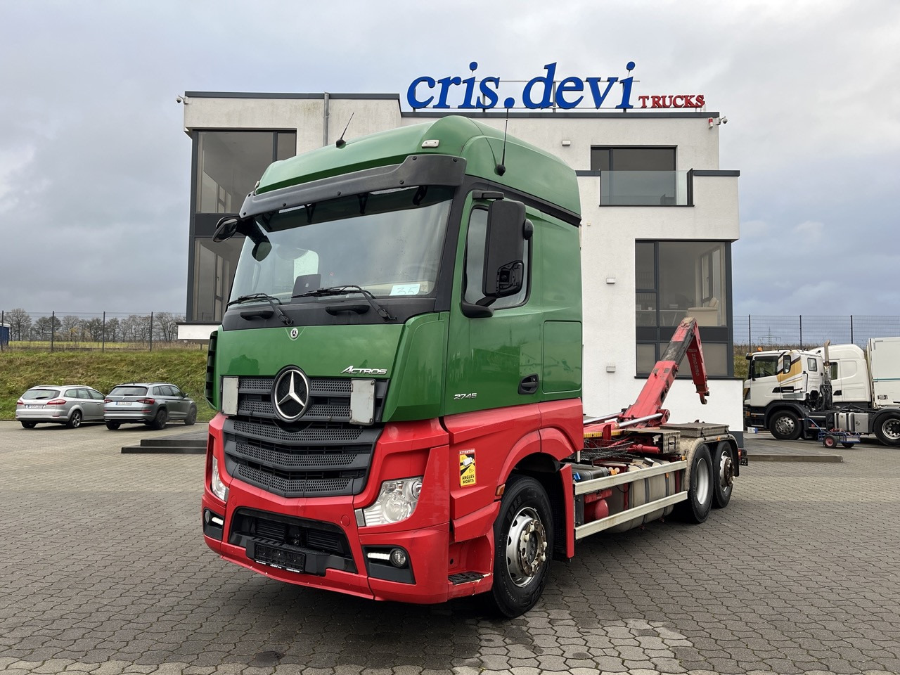 Mercedes-Benz Actros 2745 6x2 Gergen 21 70 Abrollkipper - Kotalni prekucni tovornjak: slika 4 Mercedes-Benz Actros 2745 6x2 Gergen 21 70 Abrollkipper - Kotalni prekucni tovornjak: slika 4