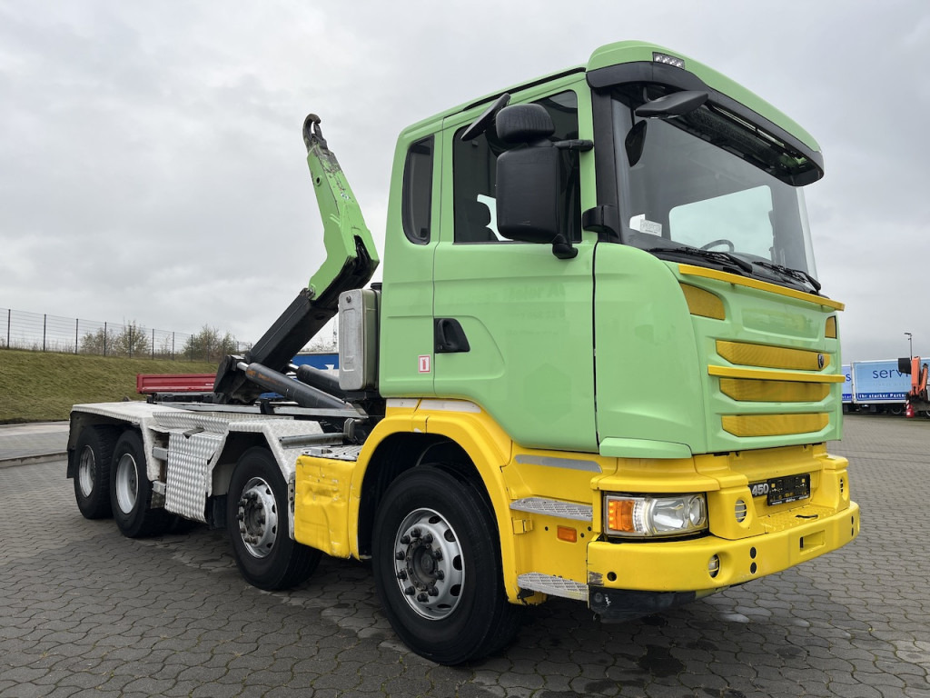 Interior photo 3: Kotalni prekucni tovornjak Scania G 450 8x4  Trösch Abrollkipper