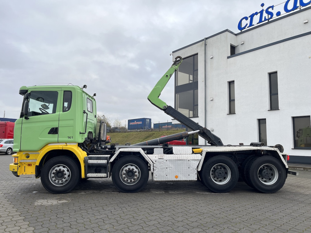Interior photo 1: Kotalni prekucni tovornjak Scania G 450 8x4  Trösch Abrollkipper