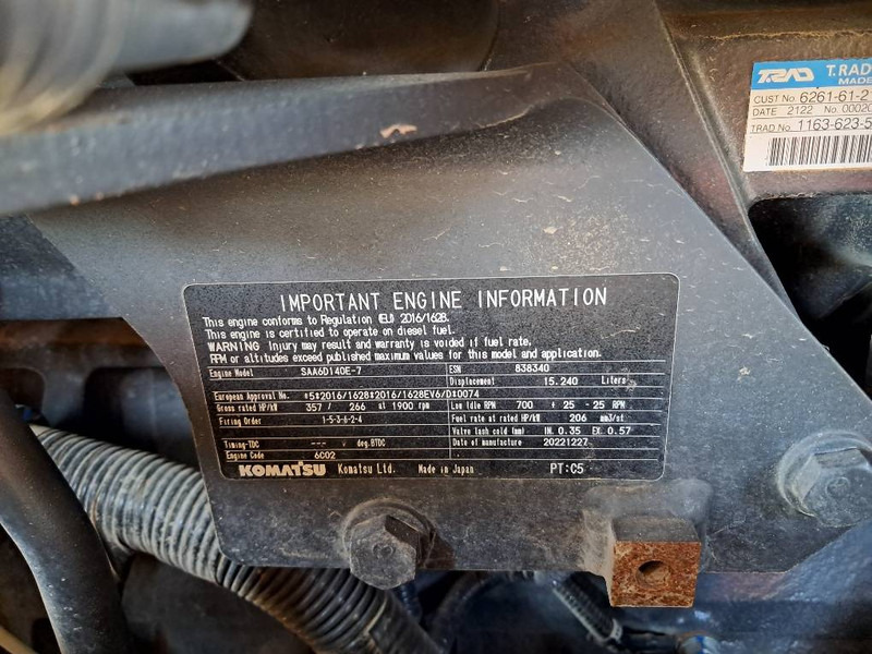 Komatsu WA500-8E0 - Kolesni nakladalec: slika 5 Komatsu WA500-8E0 - Kolesni nakladalec: slika 5