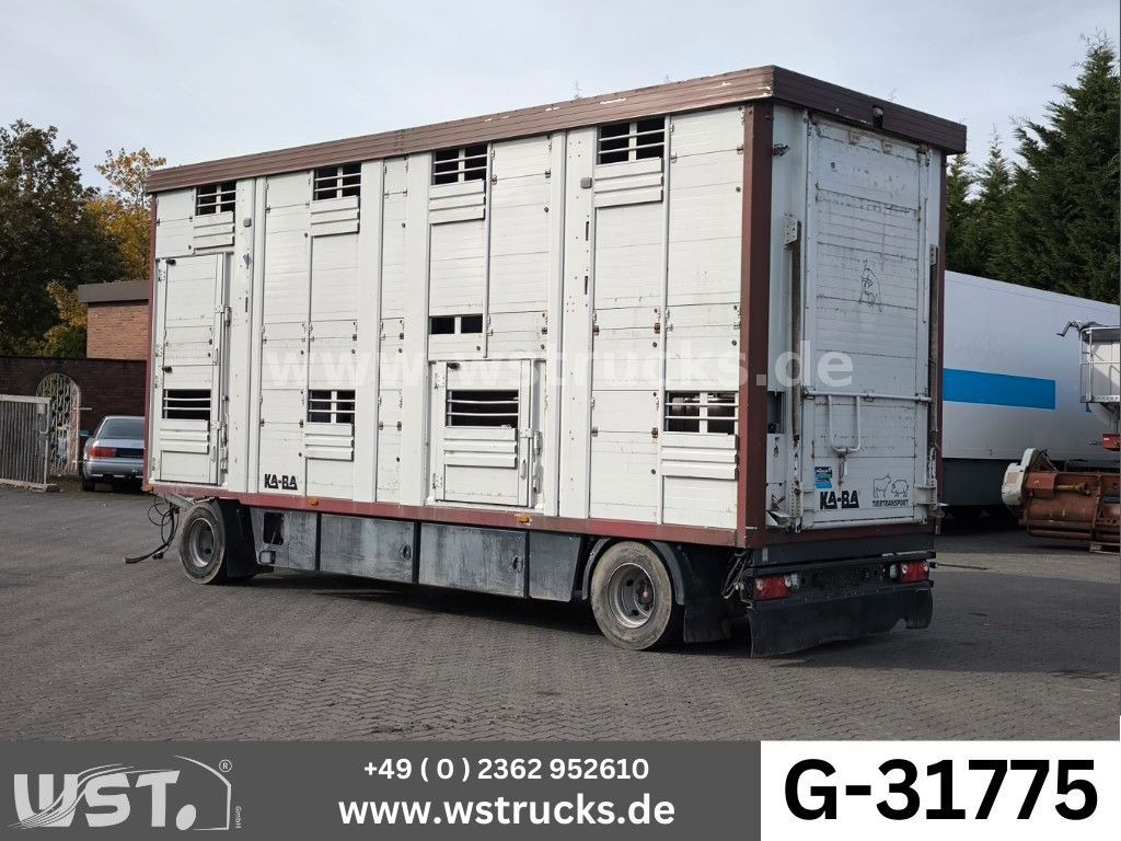 KABA 2 Stock Hubdach Vollalu 7,30m Viehanhänger - Prikolica za prevoz živine: slika 1 KABA 2 Stock Hubdach Vollalu 7,30m Viehanhänger - Prikolica za prevoz živine: slika 1