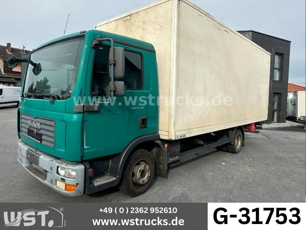MAN TGL 8.150 Koffer Blatt/Blatt - Dostavno vozilo z zabojnikom: slika 1 MAN TGL 8.150 Koffer Blatt/Blatt - Dostavno vozilo z zabojnikom: slika 1