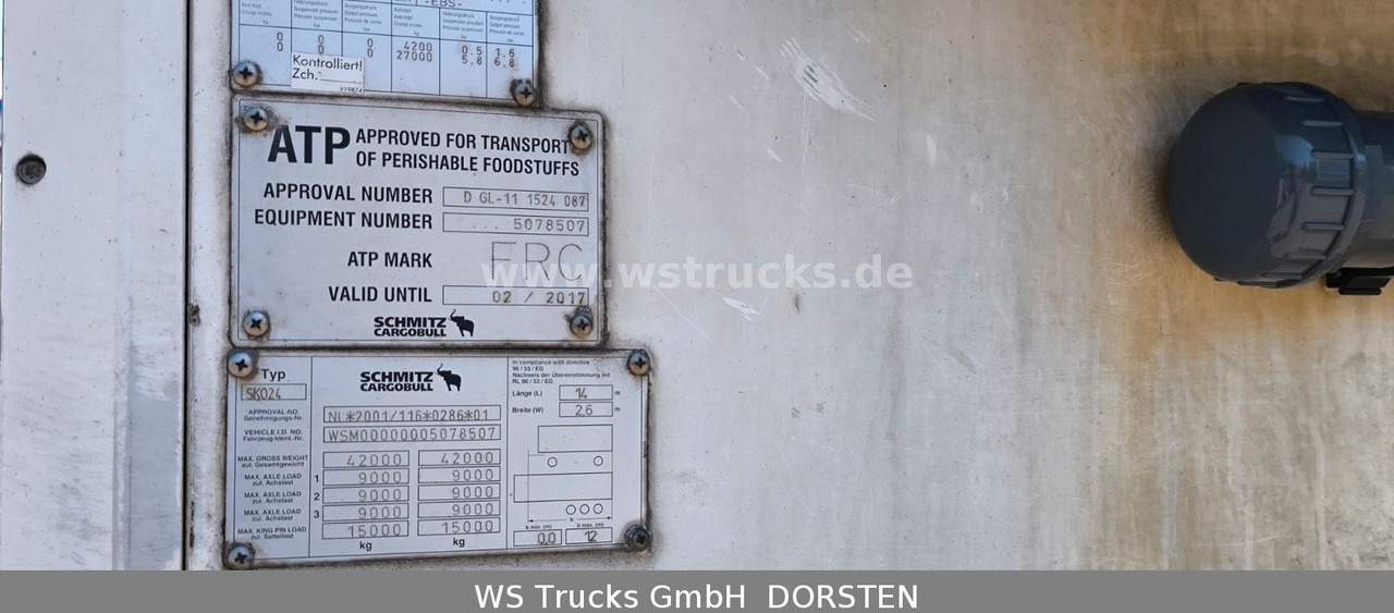 Schmitz Cargobull SKO 24 Kühlauflieger | Vector 1850 MT | LBW - Polprikolica zabojnik: slika 5 Schmitz Cargobull SKO 24 Kühlauflieger | Vector 1850 MT | LBW - Polprikolica zabojnik: slika 5