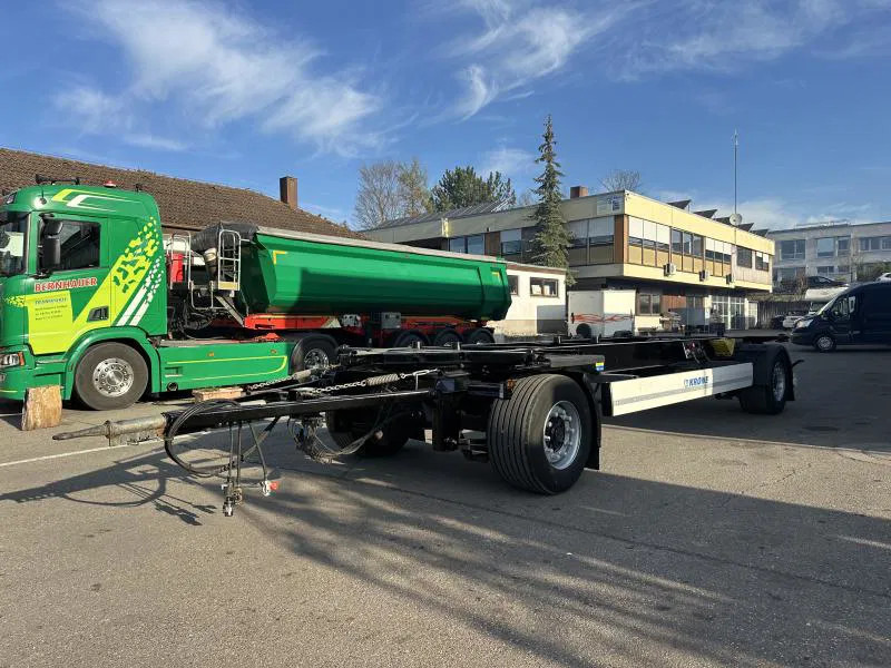 Krone 10 x Jumbo Lafette deutsche Anh. TÜV NEU! 10 x Jumbo Lafette deutsche Anh. TÜV NEU! - Kontejnerska prikolica/ Prikolica z zamenljivim tovoriščem: slika 2 Krone 10 x Jumbo Lafette deutsche Anh. TÜV NEU! 10 x Jumbo Lafette deutsche Anh. TÜV NEU! - Kontejnerska prikolica/ Prikolica z zamenljivim tovoriščem: slika 2
