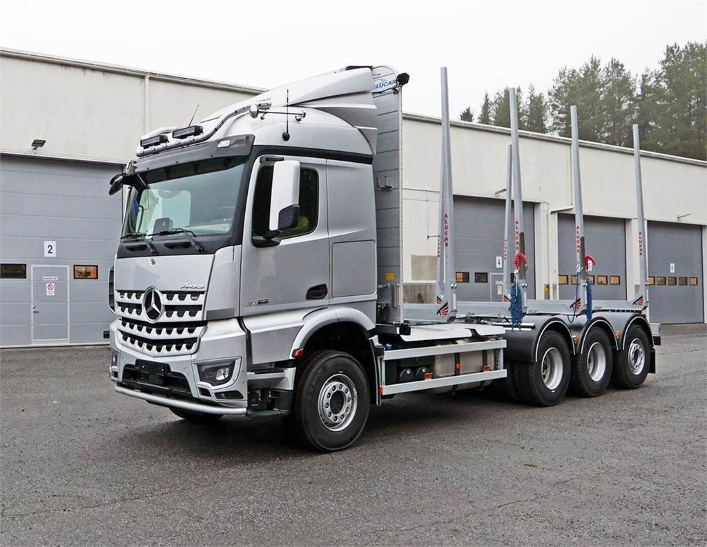 Mercedes-Benz Arocs 3663L 8x4 ENA UUSI ALUCAR- puuauto - Tovornjak za prevoz lesa: slika 1 Mercedes-Benz Arocs 3663L 8x4 ENA UUSI ALUCAR- puuauto - Tovornjak za prevoz lesa: slika 1