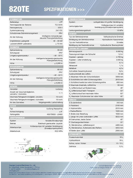 LIUGONG 820 TE vollelektrisch, MIETE / RENTAL (12005253) - Kolesni nakladalec: slika 3 LIUGONG 820 TE vollelektrisch, MIETE / RENTAL (12005253) - Kolesni nakladalec: slika 3