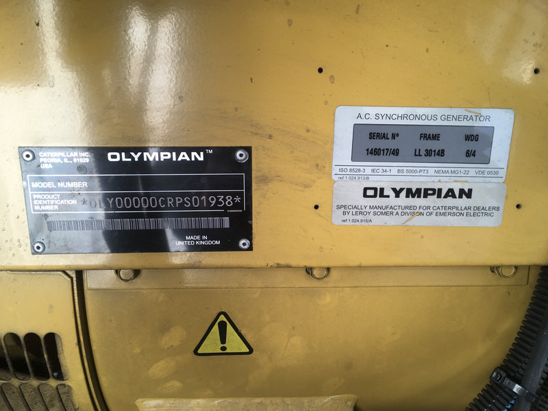 Caterpillar OLYMPIAN GEP110 GENERATOR 110KVA USED - Generator: slika 5 Caterpillar OLYMPIAN GEP110 GENERATOR 110KVA USED - Generator: slika 5