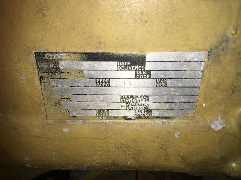 Gradbeni stroj Caterpillar 3208 01Z-2W1320 USED: slika 6