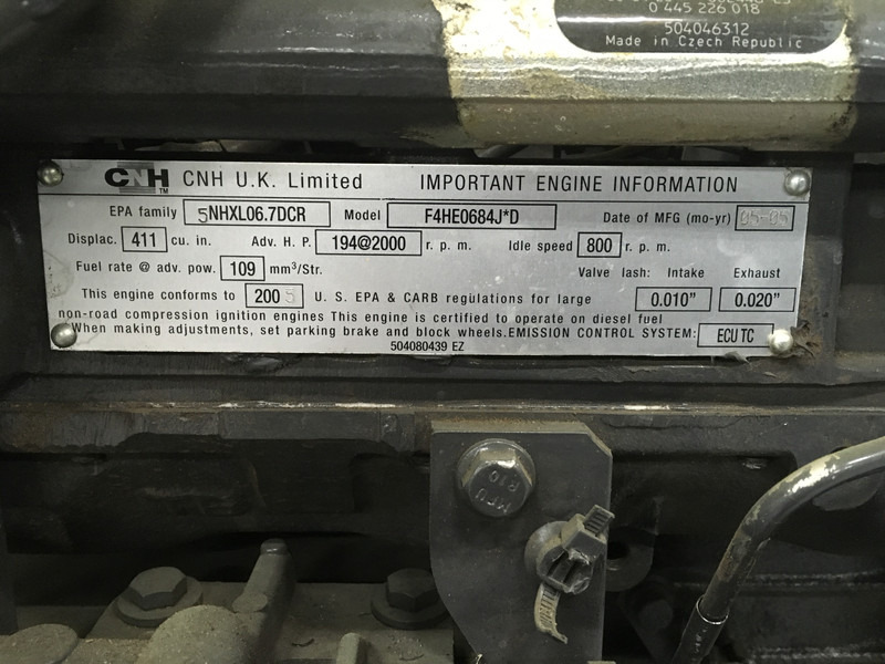Gradbeni stroj Iveco F4HE0684J*D FOR PARTS: slika 7