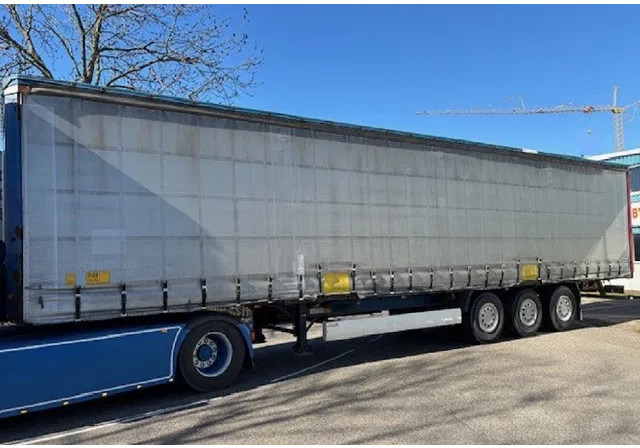 Krone SPD27 3-AXLE CURTAINSIDE WITH SLIDING ROOF (DRUM BRAKES / SAF-AXLES / ABS-BRAKE SYSTEM / XL-CERTIFICATE) - Polprikolica s ponjavo: slika 1 Krone SPD27 3-AXLE CURTAINSIDE WITH SLIDING ROOF (DRUM BRAKES / SAF-AXLES / ABS-BRAKE SYSTEM / XL-CERTIFICATE) - Polprikolica s ponjavo: slika 1