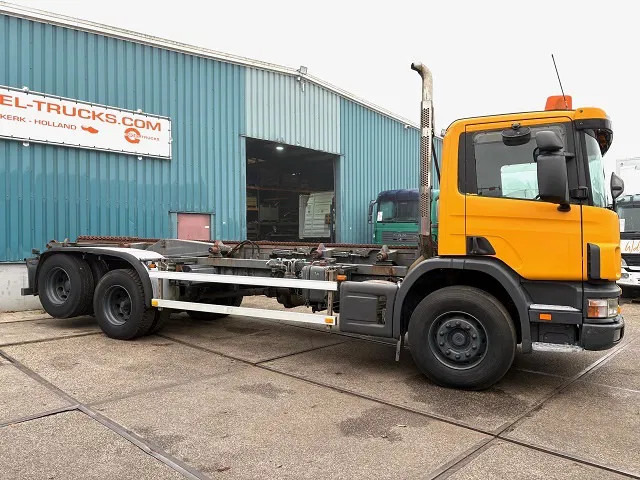 Scania P114-340 6x2 WITH MULTILIFT CONTAINERSYSTEM ONLY 80.500 KM!! ORIGINAL (10 TIRES / FULL STEEL SUSPENSION / 12 GEARS MANUAL GEARBO - Kontejnerski tovornjak/ Tovornjak z zamenljivim tovoriščem: slika 4 Scania P114-340 6x2 WITH MULTILIFT CONTAINERSYSTEM ONLY 80.500 KM!! ORIGINAL (10 TIRES / FULL STEEL SUSPENSION / 12 GEARS MANUAL GEARBO - Kontejnerski tovornjak/ Tovornjak z zamenljivim tovoriščem: slika 4