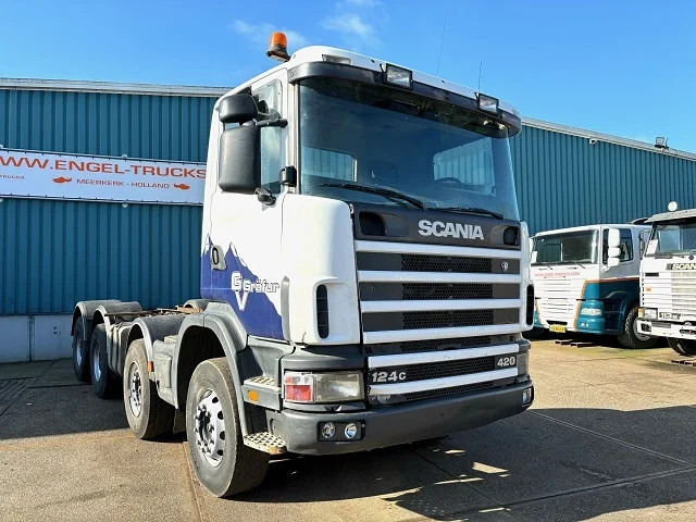 Scania R124-420 C 8x4 FULL STEEL CHASSIS (EURO 3 / FULL STEEL SUSPENSION / REDUCTION AXLES / GRS900 GEARBOX) - Tovornjak-šasija: slika 3 Scania R124-420 C 8x4 FULL STEEL CHASSIS (EURO 3 / FULL STEEL SUSPENSION / REDUCTION AXLES / GRS900 GEARBOX) - Tovornjak-šasija: slika 3