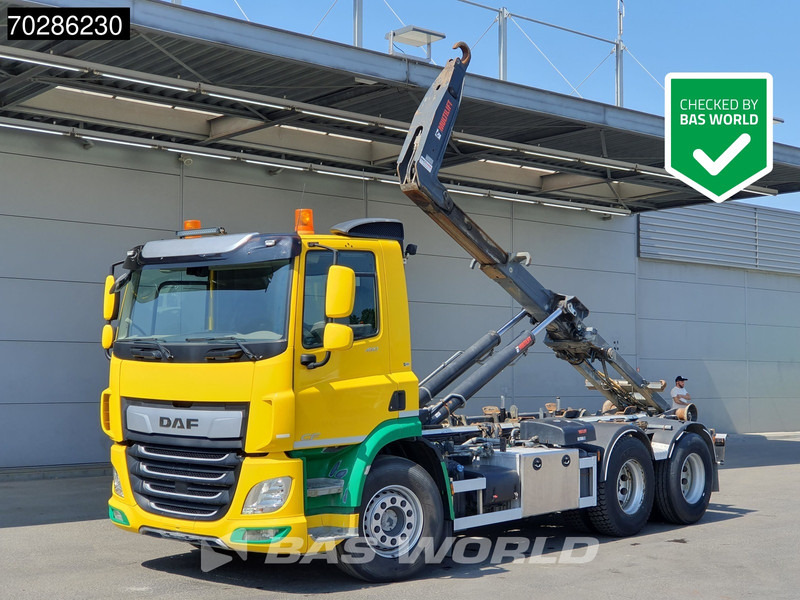 DAF CF 450 CF 6X2 HIAB 20ZL53 Hooklift LiftAxle Automatic 20 Tonnes ACC Euro 6 - Kotalni prekucni tovornjak: slika 1 DAF CF 450 CF 6X2 HIAB 20ZL53 Hooklift LiftAxle Automatic 20 Tonnes ACC Euro 6 - Kotalni prekucni tovornjak: slika 1