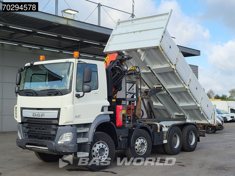 DAF CF 460 8X4 Palfinger PK18002 EH Crane tipper Retarder Big-Axle Steelsuspension Manual - Tovornjak prekucnik, Tovornjak z dvigalom: slika 2 DAF CF 460 8X4 Palfinger PK18002 EH Crane tipper Retarder Big-Axle Steelsuspension Manual - Tovornjak prekucnik, Tovornjak z dvigalom: slika 2