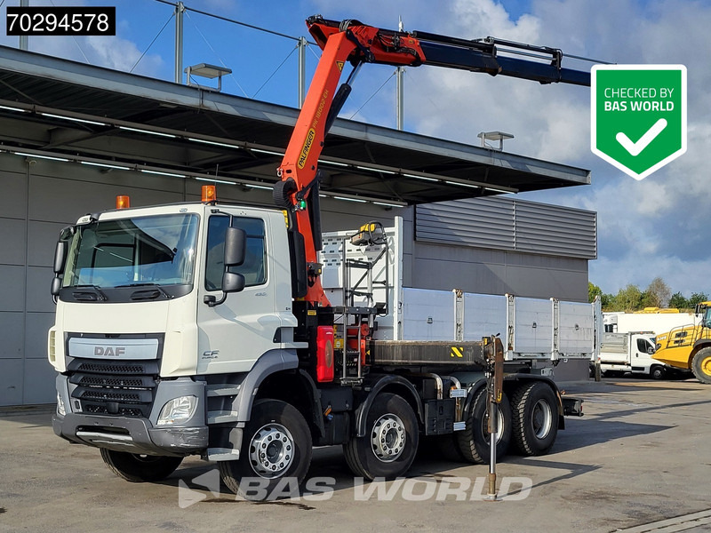 DAF CF 460 8X4 Palfinger PK18002 EH Crane tipper Retarder Big-Axle Steelsuspension Manual - Tovornjak prekucnik, Tovornjak z dvigalom: slika 1 DAF CF 460 8X4 Palfinger PK18002 EH Crane tipper Retarder Big-Axle Steelsuspension Manual - Tovornjak prekucnik, Tovornjak z dvigalom: slika 1