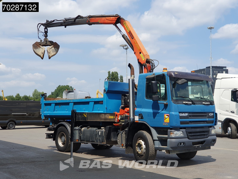 DAF CF75.310 4X2 Palfinger PK12000 Kran Crane 7m3 tipper Big-Axle Steelsuspension Euro 3 - Tovornjak prekucnik, Tovornjak z dvigalom: slika 3 DAF CF75.310 4X2 Palfinger PK12000 Kran Crane 7m3 tipper Big-Axle Steelsuspension Euro 3 - Tovornjak prekucnik, Tovornjak z dvigalom: slika 3