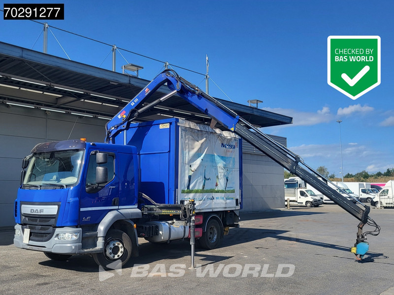 DAF LF 260 LF 4X2 HIAB 111 B-2 Hiduo Crane Kran Remote control Tailgate Automatic ACC Euro 6 - Tovornjak s kesonom, Tovornjak z dvigalom: slika 1 DAF LF 260 LF 4X2 HIAB 111 B-2 Hiduo Crane Kran Remote control Tailgate Automatic ACC Euro 6 - Tovornjak s kesonom, Tovornjak z dvigalom: slika 1