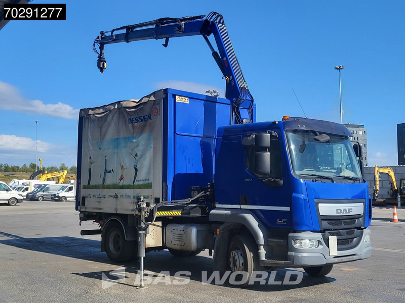 DAF LF 260 LF 4X2 HIAB 111 B-2 Hiduo Crane Kran Remote control Tailgate Automatic ACC Euro 6 - Tovornjak s kesonom, Tovornjak z dvigalom: slika 3 DAF LF 260 LF 4X2 HIAB 111 B-2 Hiduo Crane Kran Remote control Tailgate Automatic ACC Euro 6 - Tovornjak s kesonom, Tovornjak z dvigalom: slika 3