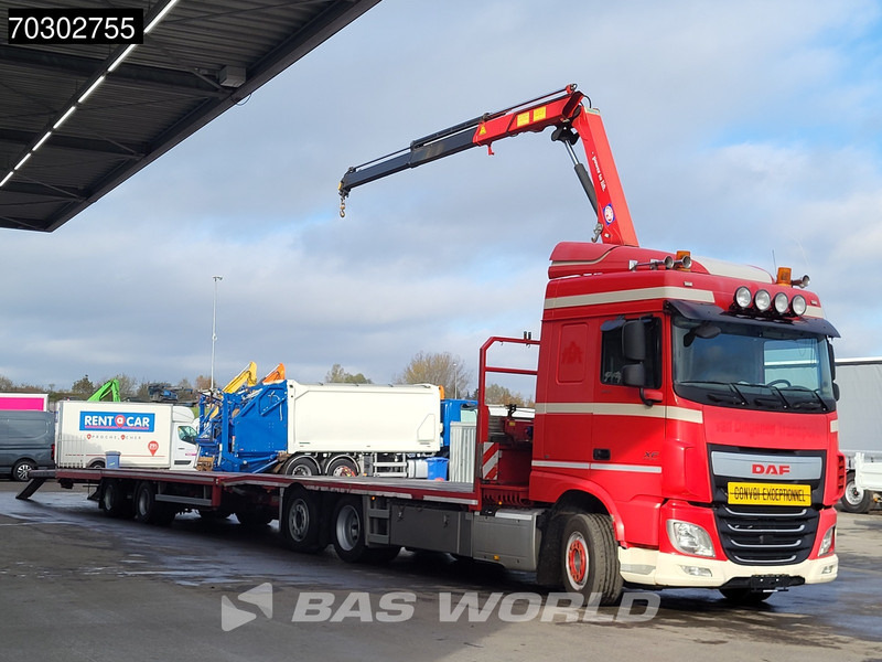 DAF XF 440 XF 6X2 NL-Truck Transporter APK HMF 900-K2 crane Winch Lift-Lenkachse Euro 6 - Tovornjak s kesonom, Tovornjak z dvigalom: slika 2 DAF XF 440 XF 6X2 NL-Truck Transporter APK HMF 900-K2 crane Winch Lift-Lenkachse Euro 6 - Tovornjak s kesonom, Tovornjak z dvigalom: slika 2