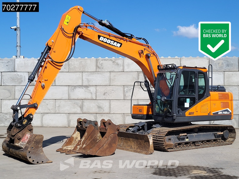 Doosan DX140 LC-7 3 BUCKETS - Bager goseničar: slika 1 Doosan DX140 LC-7 3 BUCKETS - Bager goseničar: slika 1