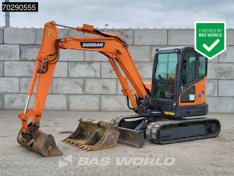 Doosan DX63-3 - Mini bager: slika 1 Doosan DX63-3 - Mini bager: slika 1