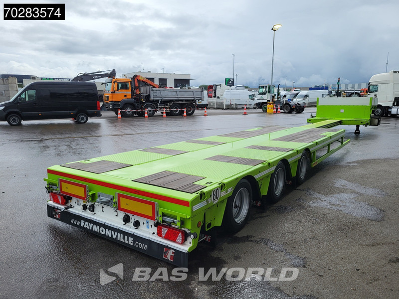 Faymonville F-S43-1AAF 3 axles Extendable Twistlocks 3x Hydraulic Steering Galvanised - Nizko noseča polprikolica: slika 5 Faymonville F-S43-1AAF 3 axles Extendable Twistlocks 3x Hydraulic Steering Galvanised - Nizko noseča polprikolica: slika 5