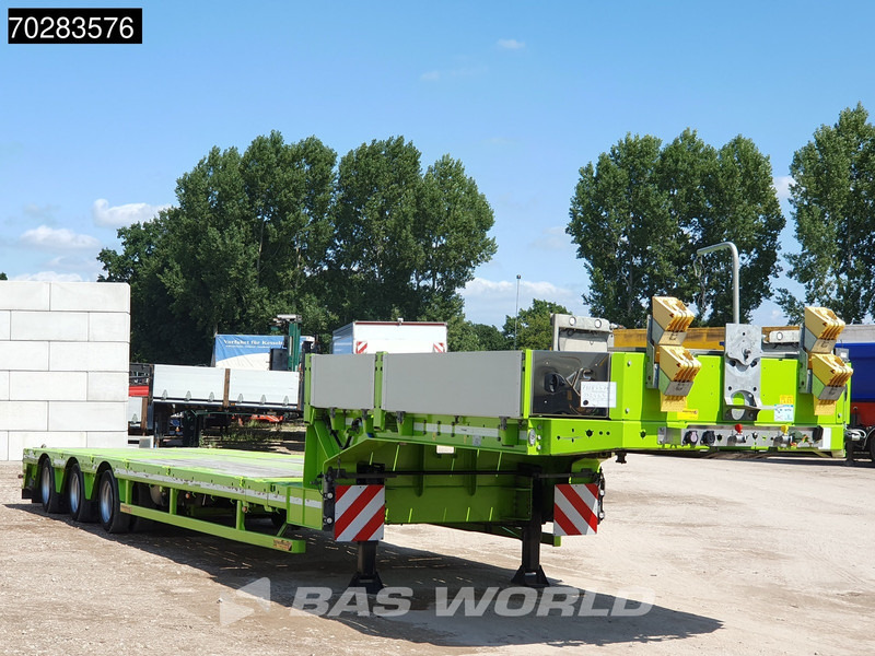 Faymonville F-S43-1AAF 3 axles Extendable Twistlocks 3x Hydraulic Steering Galvanised - Nizko noseča polprikolica: slika 3 Faymonville F-S43-1AAF 3 axles Extendable Twistlocks 3x Hydraulic Steering Galvanised - Nizko noseča polprikolica: slika 3