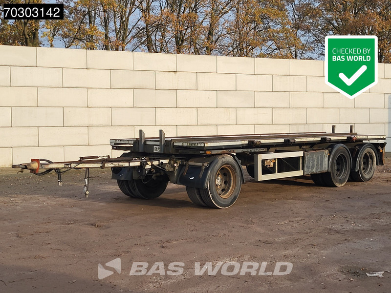 GS Meppel AC-2800 N 3 axles Lift + Steering Axle 20ft - Abrol/ Samonakladalec prikolica: slika 1 GS Meppel AC-2800 N 3 axles Lift + Steering Axle 20ft - Abrol/ Samonakladalec prikolica: slika 1