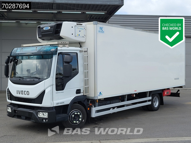 Iveco Eurocargo 120LE220 4X2 12tonner Carrier Supra 750 cooler Meat hang Manual Euro 6 - Tovornjak hladilnik: slika 1 Iveco Eurocargo 120LE220 4X2 12tonner Carrier Supra 750 cooler Meat hang Manual Euro 6 - Tovornjak hladilnik: slika 1