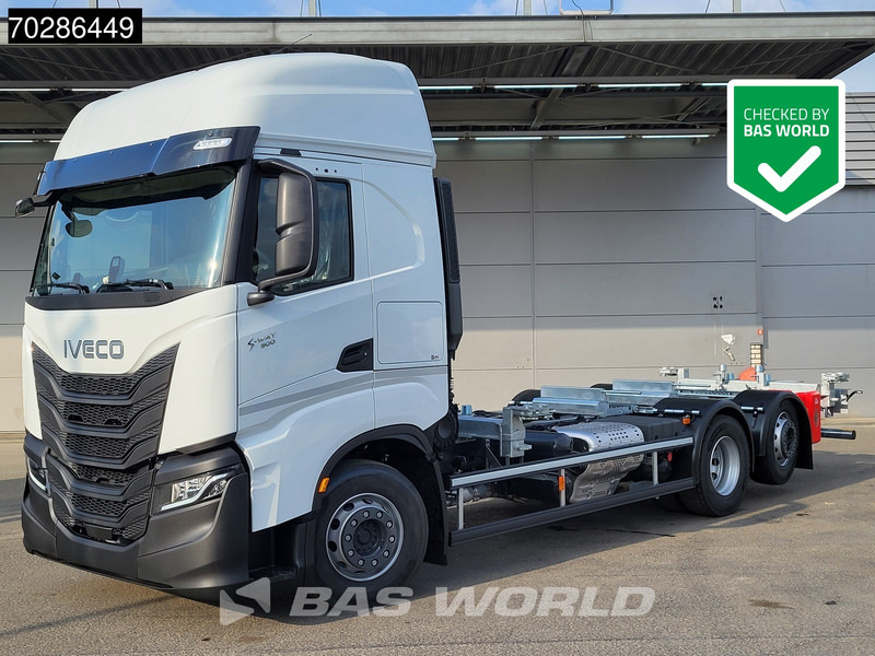 Iveco S-Way 500 6X2 NEW BDF! Lift+Steering Axle ACC Standklima Euro 6 - Kontejnerski tovornjak/ Tovornjak z zamenljivim tovoriščem: slika 1 Iveco S-Way 500 6X2 NEW BDF! Lift+Steering Axle ACC Standklima Euro 6 - Kontejnerski tovornjak/ Tovornjak z zamenljivim tovoriščem: slika 1