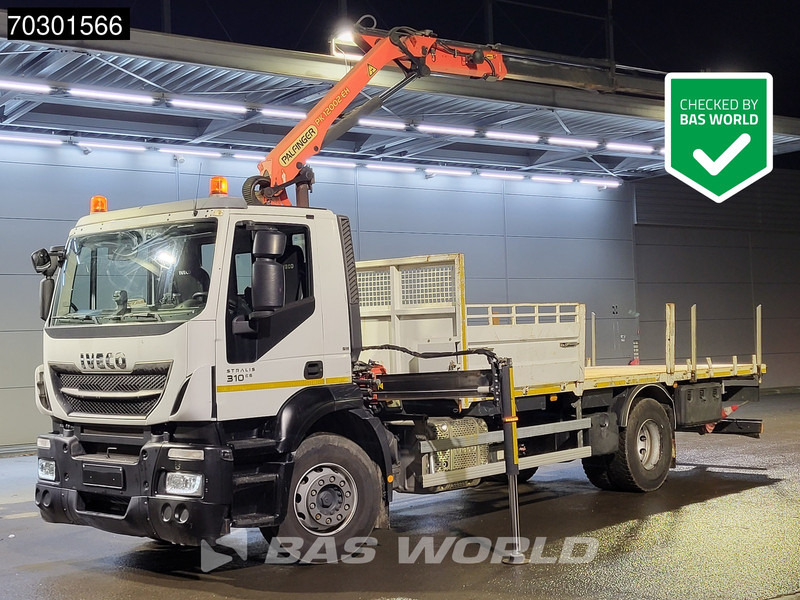 Iveco Stralis 310 4X2 Palfinger PK 12002 EH Kran Crane Steelsuspension Automatic Euro 6 - Tovornjak s kesonom, Tovornjak z dvigalom: slika 1 Iveco Stralis 310 4X2 Palfinger PK 12002 EH Kran Crane Steelsuspension Automatic Euro 6 - Tovornjak s kesonom, Tovornjak z dvigalom: slika 1