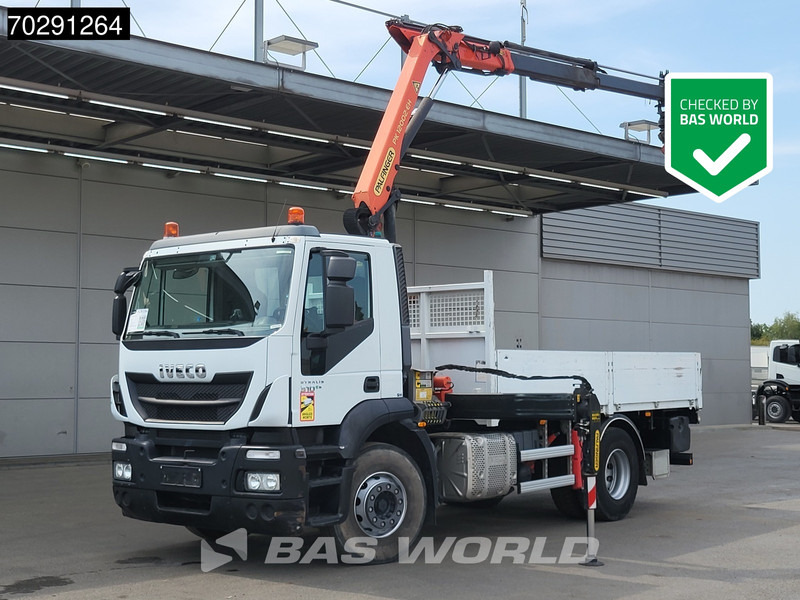 Iveco Stralis 310 4X2 Palfinger PK12002 EH Kran Crane Rotator Automatic Full Steel Euro 6 - Tovornjak s kesonom, Tovornjak z dvigalom: slika 1 Iveco Stralis 310 4X2 Palfinger PK12002 EH Kran Crane Rotator Automatic Full Steel Euro 6 - Tovornjak s kesonom, Tovornjak z dvigalom: slika 1
